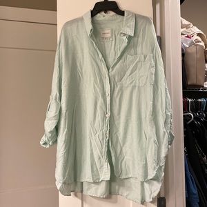 American Eagle Go Big Oversized Button Down